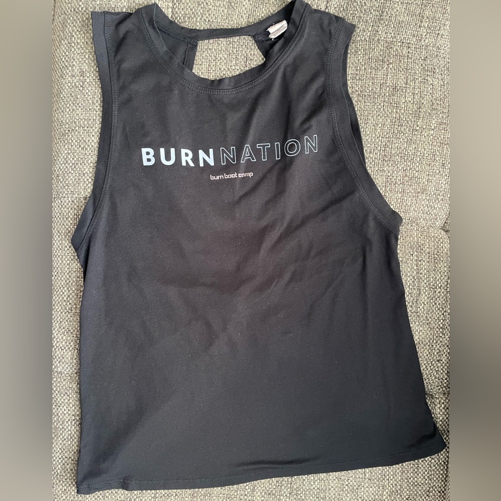 Black Burn Boot Camp tank